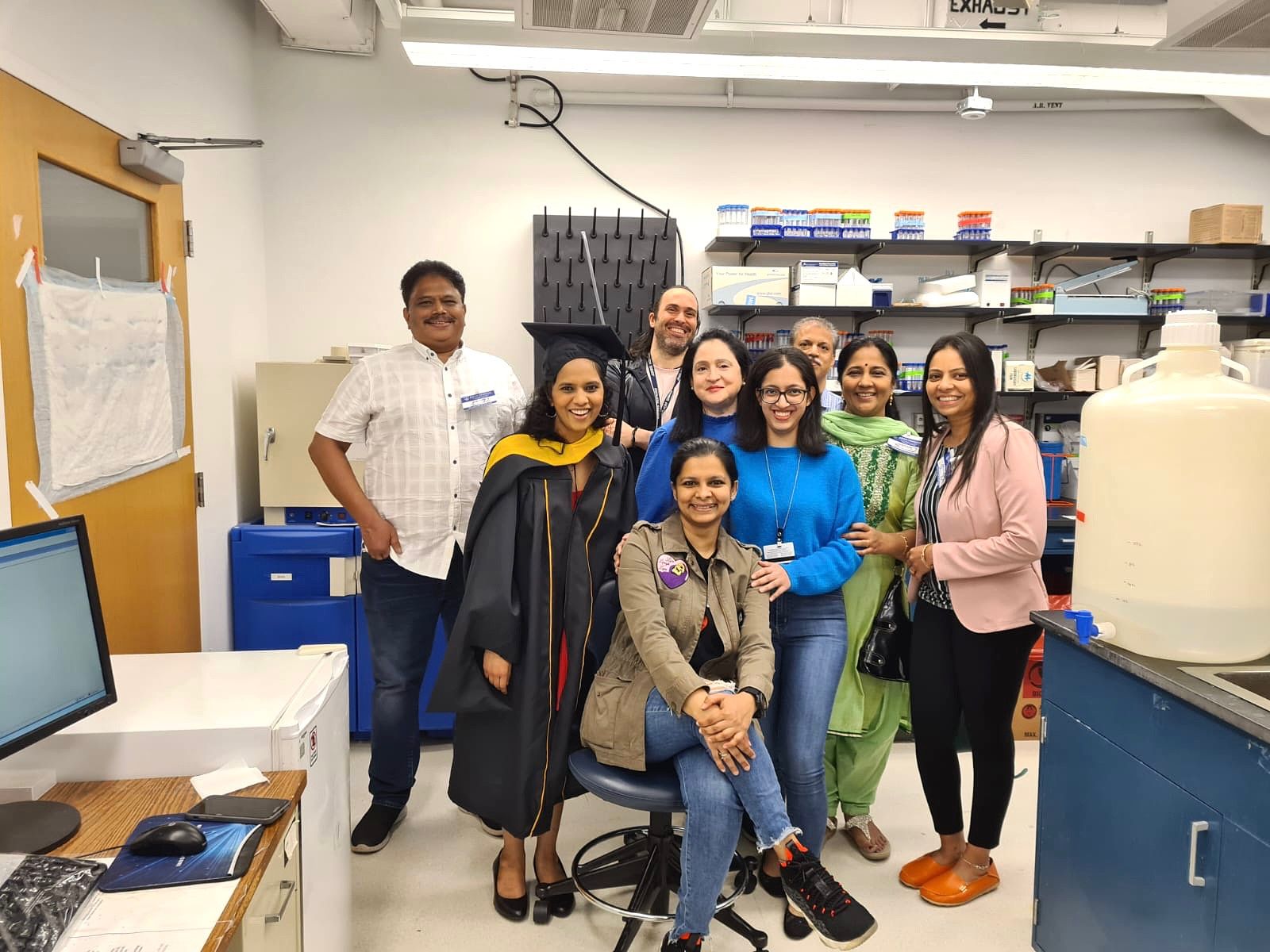 Aishwarya Magesh MS graduation