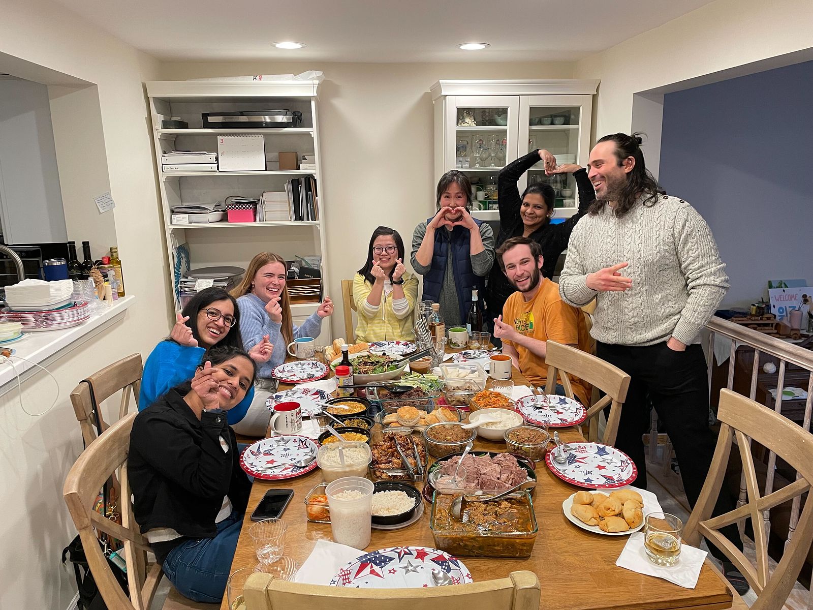 Lab potluck party